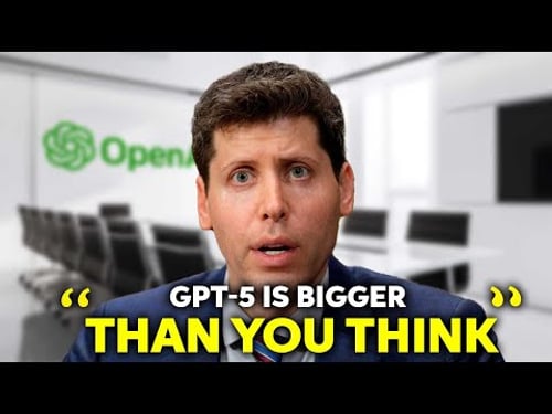 Sam Altman STUNS Everyone With GPT-5 Statement (GPT-5 Capilibites + ASI)