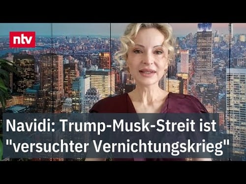 Navidi: Trump-Musk-Streit ist "versuchter Vernichtungskrieg" - US-Präsident hat Panik