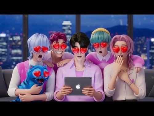 TOP 8 Funny Reaction😍😍😍What made SAJA BOYS fall in love?|Mystery Abby Jinu Baby Saja and Abby|KPOPDH