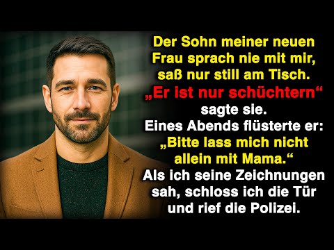 Mein Stiefsohn bat mich, ihn nicht allein zu lassen – dann sah ich seine Zeichnungen!