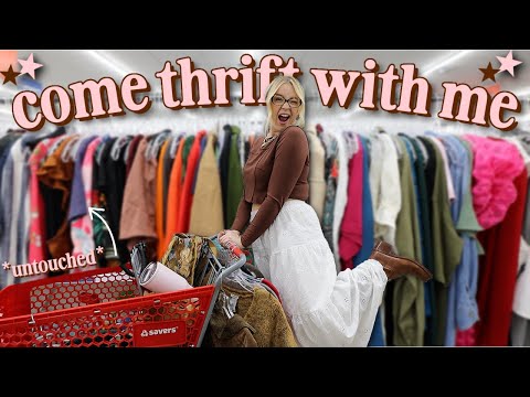 come thrift with me at a BRAND NEW untouched thrift store! (this was INSANE)