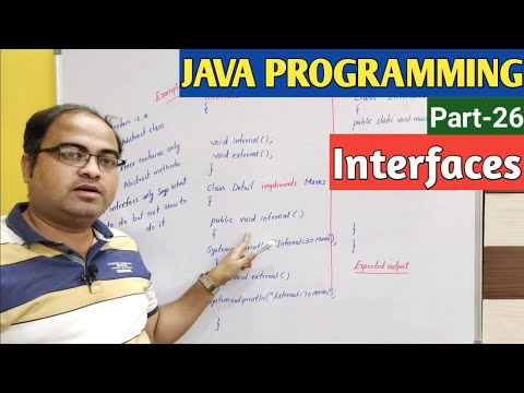 JAVA PROGRAMMING | Part-26 | Interfaces