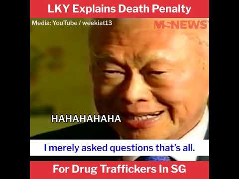Lee Kuan Yew Explains Death Penalty For Drug Traffickers In Singapore