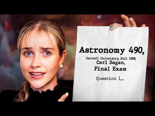 The Controversial Exam Carl Sagan Gave His Students
