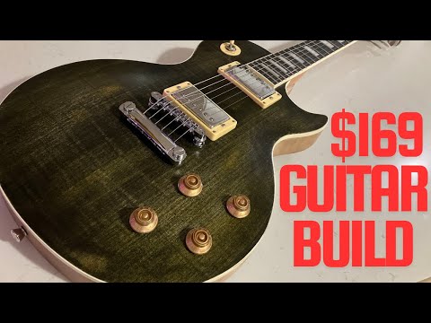 YOU can build this guitar for $169! Fesley DIY Kit Guitar Build.