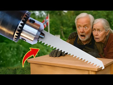 Not everyone knows this secret! Just insert hand saw into Drill and be Amazed😱!!