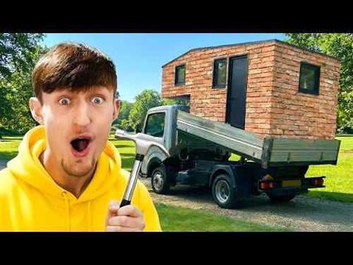 Building a TINY HOME of the back of our TRUCK!
