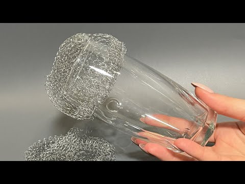 Все женщины В МИРЕ должны ЗНАТЬ эти хитрости❗Когда натянула на стакан МЕТАЛЛИЧЕСКУЮ ГУБКУ,удивилась😱