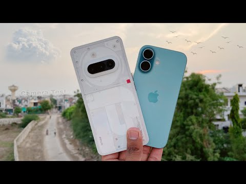 Nothing Phone 3A 5G Vs iPhone 16 Camera Test & Comparison | Which is The Best..?