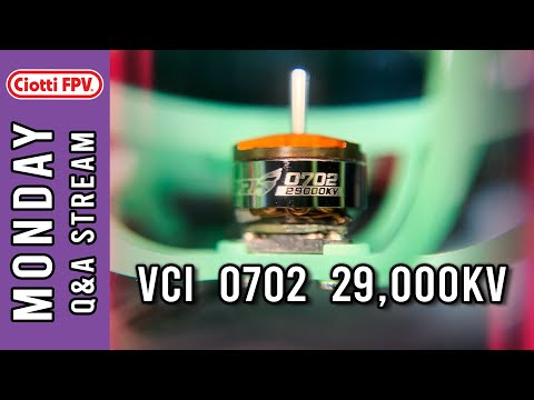 VCI 0702 29,000kv Motor Testing & First Impressions - #6Batteries - Q&A