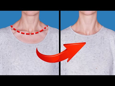 A sewing tip on how to downsize a neckline easily!