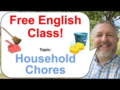 Let's Learn English! Topic: Household Chores! π§Ήπ§½π§Ό