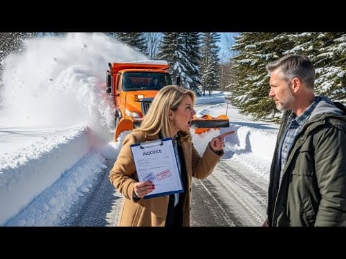 HOA Tried Charging Me For Snow Removal Too Bad They're Plowing My Private Road Without Authorization