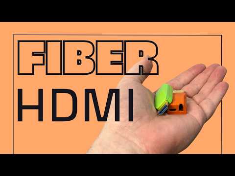 HDMI over a single FIBER? E-Link Detachable HDMI 2.0 over Multimode Adapters