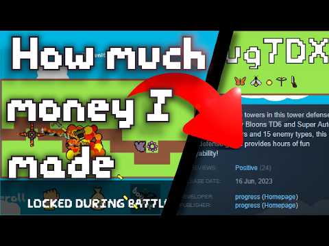 how much money my first Steam game made