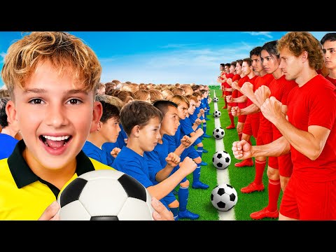 KIDS vs. ADULTS SOCCER CHALLENGE!