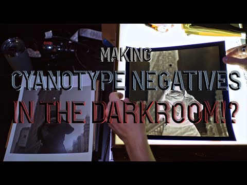 How to Make Large Scale Analog Negatives from Film in the Darkroom