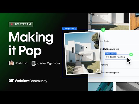 Bring your website to life with Webflow interactions and GSAP animations