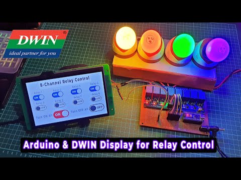Relay Control with Arduino & DWIN HMI Display