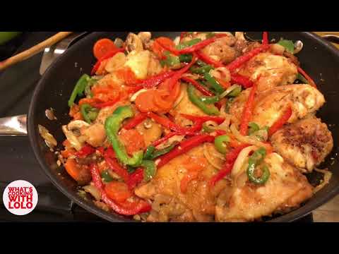 How To Cook Chicken Cacciatore with LoLo