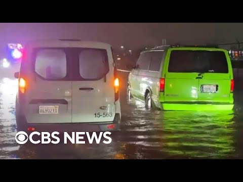 Rare "high risk" threat for flooding in Southern California, NOAA says