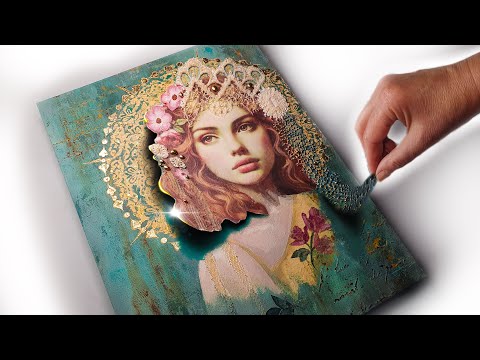 The ULTIMATE Mixed Media MASTERCLASS - 🤯Mind Blowing Image-Transfer Technique | AB Creative Tutorial