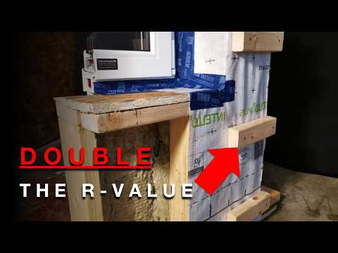 CRAZY R-Value for CHEAP! A Guide To Double Stud Walls