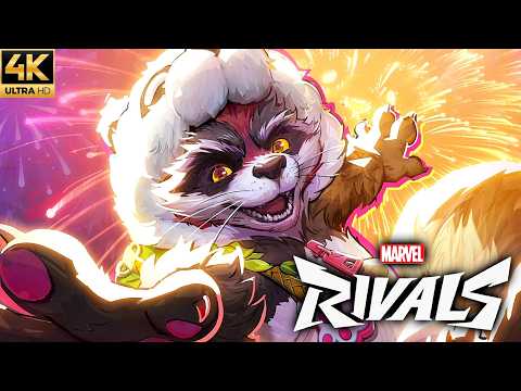 Marvel Rivals - Rocket Raccoon (Giant Panda Skin) Full Game Gameplay (4K 60FPS)