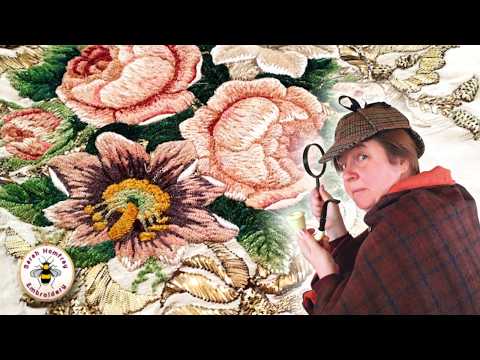 18th Century embroidery detective! What is this historical embroidery piece and how was it made?