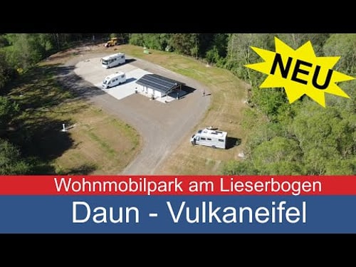 Daun - Wohnmobilpark am Lieserbogen - Wohnmobilstellplatz für 43 Reisemobile - Eifel
