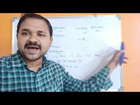 Assignment and Unary Operators In Python Programming