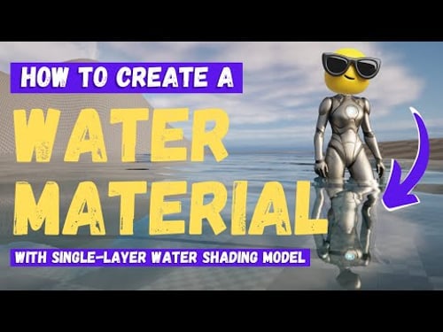 How To Create A Water Material - Unreal Engine 5 Materials Tutorial