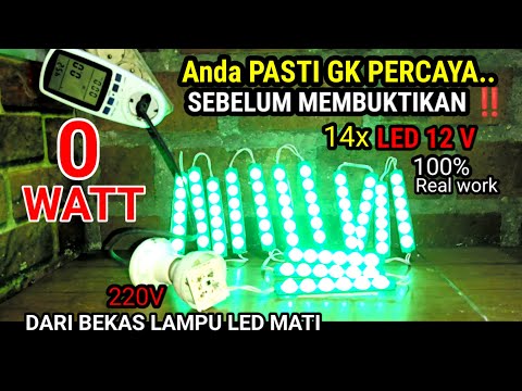 Uproar ‼️ HOW TO MAKE A 0 WATT LAMP FROM A BROKEN/DEAD LAMP