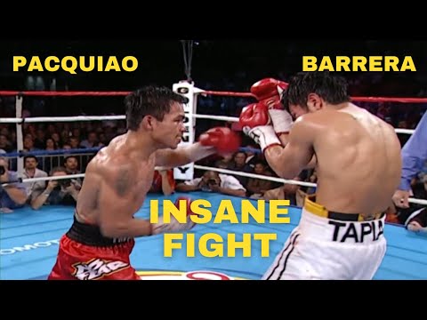 MANNY PACQUIAO (PHILIPPINES) vs MARCO ANTONIO BARRERA (MEXICO) - **INSANE TKO FIGHT**