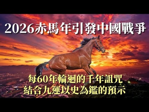 赤馬年2026引發中國戰爭與巨變? 赤馬紅羊劫災難動蕩變革戰爭來了? 九運結合赤馬紅羊年以史為鑑有什麼預示 歷史隱藏著的啟示與智慧 |玄妙之門