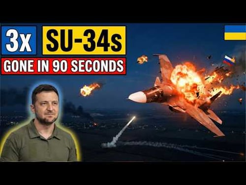 Ukrainian Patriots Hunt Russian Su-34s Using "SAMbush" Tactics - 3 Jets Down in One Day