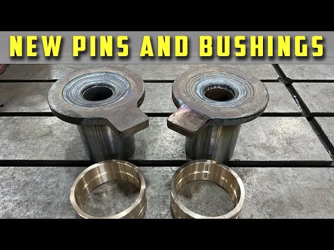 Machining 40 Ton Grapple Pins And Bushings
