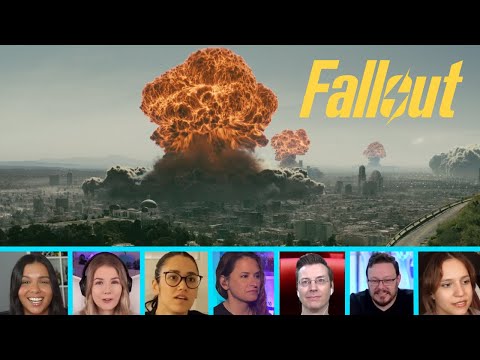 Reactors Reacting to the NUCLEAR ATTACKS | Fallout 1x1 "The End"