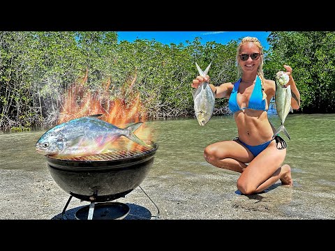 Tropical Island Island Catch Clean & Cook (Blue Runner vs Pompano)