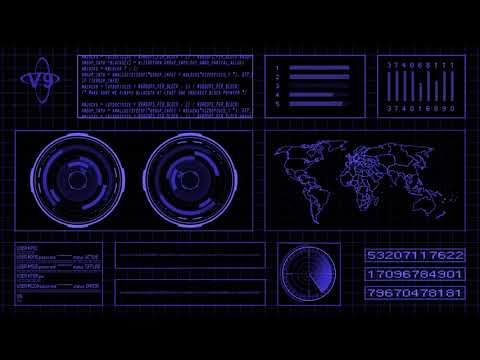 Blue Futuristic HUD Full HD 60 FPS