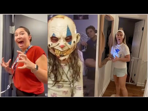 BEST SCARE CAM Priceless Reactions 2025😈#5 | Funny Scare Cam 🤣| Jump Scare 😂| CoCo Scare Cam |