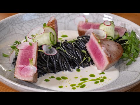 Хитрый ресторанный рецепт для романтического ужина. Как использовать зеленое масло. Тунец