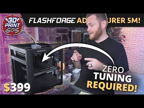 3DPrinting is finally SUPER easy! - Flashforge Adventurer 5M