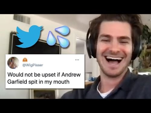 Andrew Garfield Reads Thirst Tweets