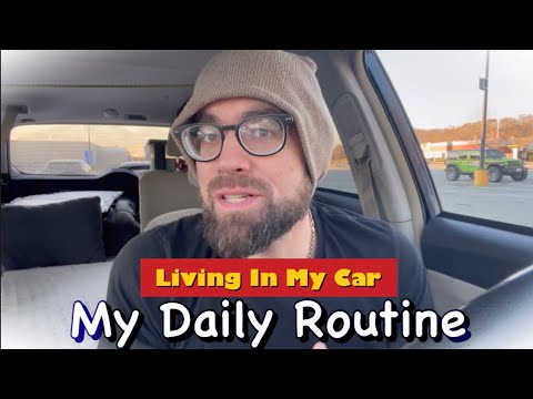 Living in My Car | My Daily Routine | From Morning to Night 🌞🌙