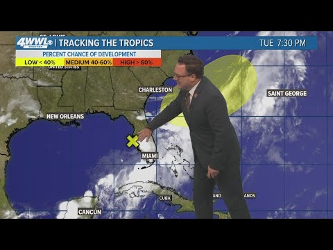10 PM Tropical Update: Invest 90-L moving across Florida