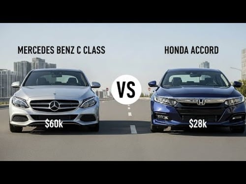 Honda Accord vs Mercedes-Benz C-Class — Budget vs Luxury Explained