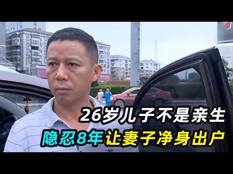 一口气看完3个狗血亲子鉴定,男人发现儿子非亲生,隐忍8年让妻子净身出户
