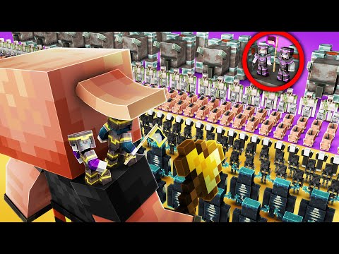 UNSERE MINECRAFT MONSTER ARMEE IST UNBESIEGBAR (XXL RANDOMIZER 2vs2 BATTLE)