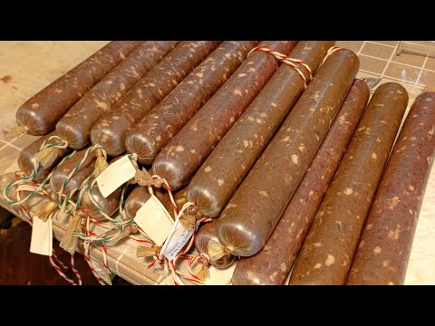 Как я делала колбасу из лося.